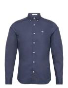 Slim Classic Poplin Shirt GANT Navy