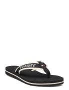 Hilfiger Webbing Pool Slide Tommy Hilfiger Black