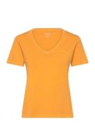 Reg Sunfaded Ss V-Neck T-Shirt GANT Orange