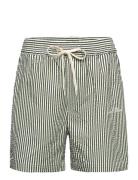 Stan Stripe Seersucker Swim Shorts Les Deux Patterned