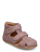 Starters™ Two Velcro Sandal Pom Pom Purple