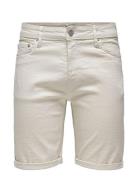 Onsply Ecru 9296 Azg Dnm Shorts ONLY & SONS Cream