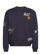 Route Sweatshirt Les Deux Navy