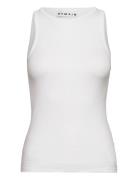 Knotted Back Rib Top REMAIN Birger Christensen White