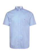 Reg Poplin O.shield Ss Shirt GANT Blue