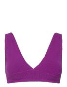 Swimsuit Wireless Triangle Top Etam Purple
