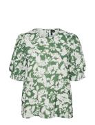 Vmfrej 2/4 Kerry Top Wvn Exp Vero Moda Green