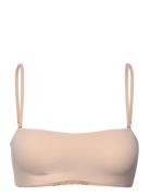 Flexi Micro Unpadded Bralette Bra Top Etam Beige