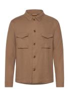 Mmgmilo Linen Overshirt Mos Mosh Gallery Brown