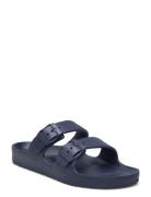 Flip Flops Buckles Mango Navy