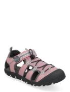 Jr. Sandals Hiking W. Toe Cap Color Kids Pink