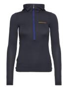 W Light Hooded Fleece Hal-Salute Blue-Bl Peak Performance Navy