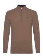 Mcs Half Zip Knit Ceder Park M MCS Brown