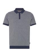 Tuck Stripe Polo Michael Kors Navy