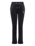 Luxe Ombre Diamante Velour Bootcut Juicy Couture Black