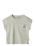 T-Shirt S/S Signe Wheat Green