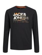 Jjluke Tee Ls Crew Neck Jnr Jack & J S Black