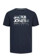 Jjluke Tee Ss Crew Neck Jnr Jack & J S Blue