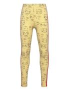 Cathlethes Aop Leggings Mini Rodini Yellow