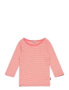 Soft Mini Striped Tobinino Tee Ls Mads Nørgaard Pink