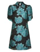 Yaslize Metalic Jacquard 2/4 Dress YAS Black