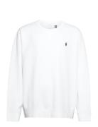 Marled Double-Knit Sweatshirt Polo Ralph Lauren White