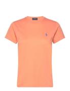 Cotton Jersey Crewneck Tee Polo Ralph Lauren Orange