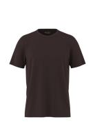 Slhaspen Ss O-Neck Tee Noos Selected Homme Brown