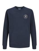 Jjeswift Sweat Crew Neck Noos Jnr Jack & J S Navy