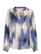 Kabeathe Blouse Kaffe Blue