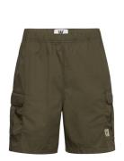 Edd Cargo Shorts Double A By Wood Wood Khaki