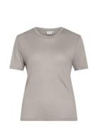 Vialexia O-Neck S/S T-Shirt - Noos Vila Grey