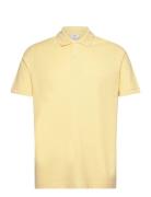 100% Cotton Pique Polo Shirt Mango Yellow