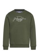 Jjferris Sweat Crew Neck Mni Jack & J S Green