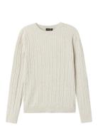 Nlmhabel Ls O-Neck Knit LMTD Cream