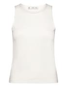 Top With Satin Details Mango White