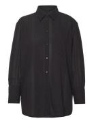 Rel Seersucker Stripe Shirt GANT Black