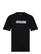 Jjcyber Tee Ss Crew Neck Jack & J S Black