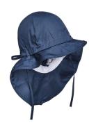 Poplin Hat - Neck Shade Melton Blue