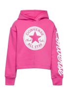 Converse Signature Cropped Hoodie Converse Pink