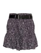 Hippie Flwr Mini Skirt Michael Kors Blue