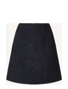 Mavis Jacquard Skirt Lexington Clothing Navy