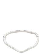 True Recycled Wavy Bangle Pilgrim Silver