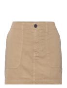 Pocket Miniskirt Mango Beige