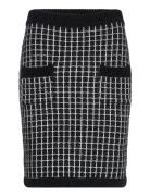 Boucle Knit Skirt Karl Lagerfeld Black