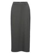 Objlisa Mw Long Skirt Noos Object Grey