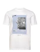 Printed T-Shirt Tom Tailor White