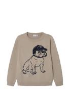 Nkmlebull Ls Knit Name It Beige