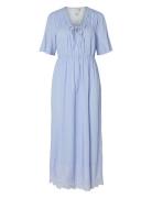 Yaspama 2/4 Long Dress S. YAS Blue