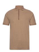 Mmgharvey Polo Ss Tee Mos Mosh Gallery Beige